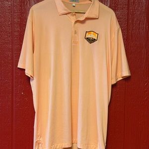 Peter Millar Tennessee College World Series Jubilee Stripe Performance Polo XL